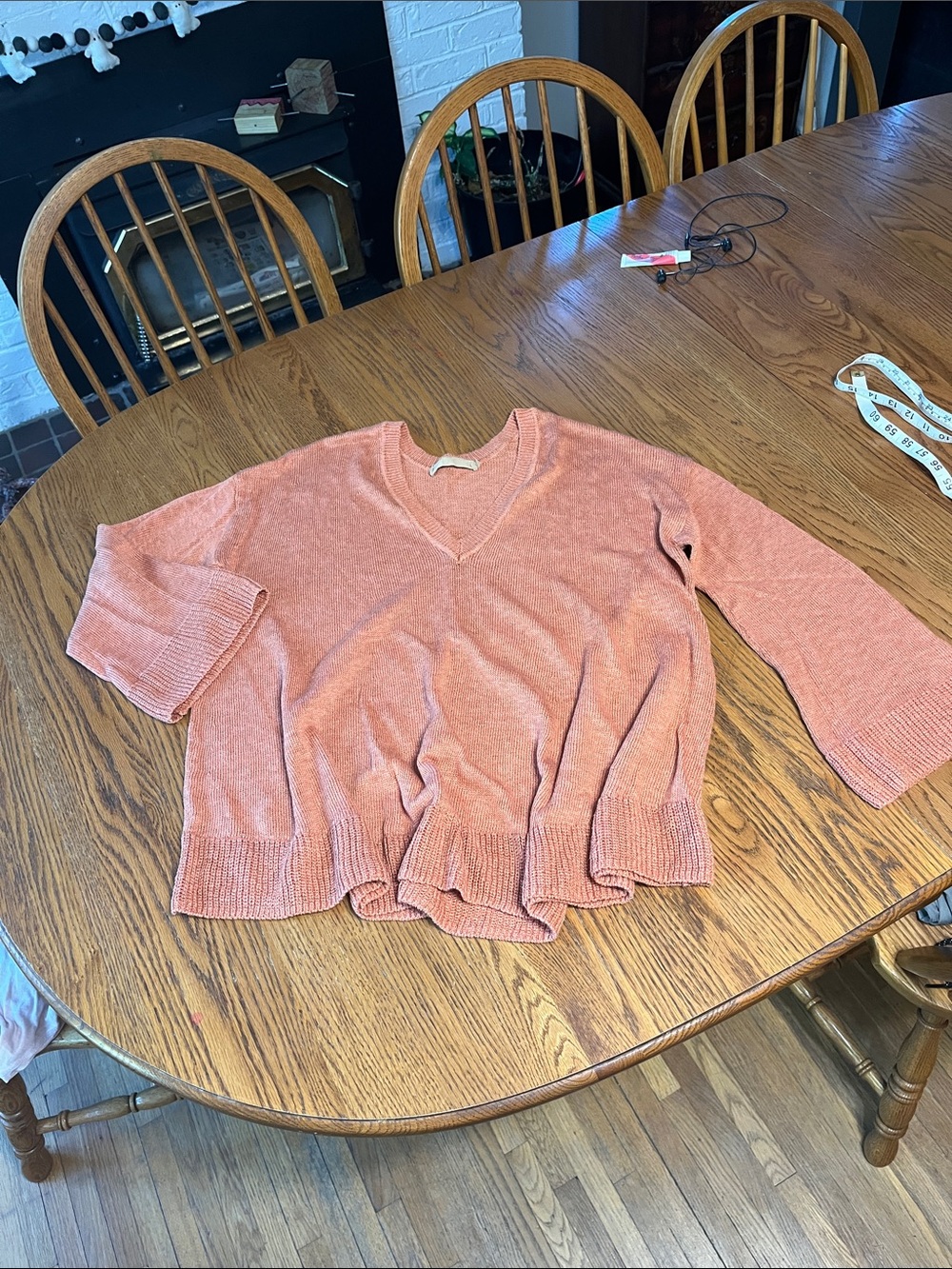 Free people bell sleeve sweater